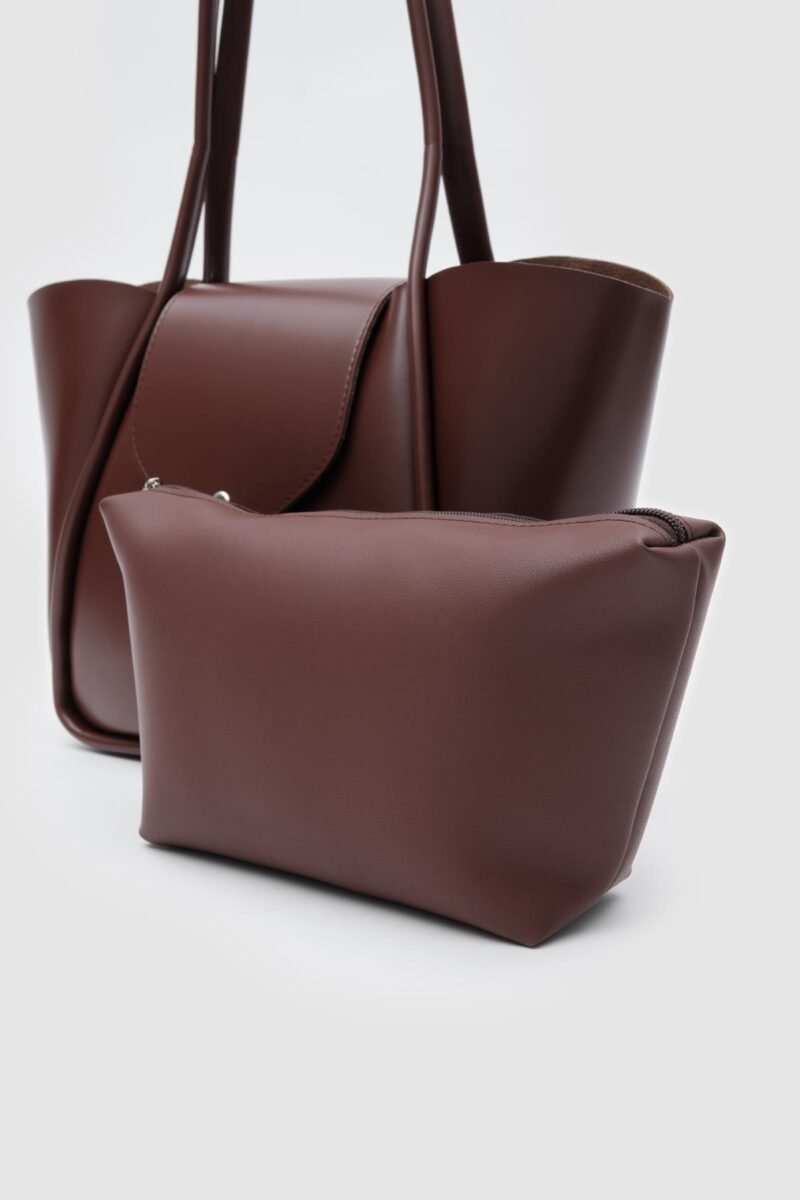 Petra Chestnut Brown + Purse - Image 2