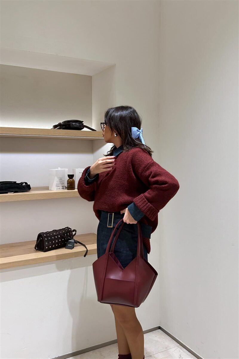 Giza Bordeaux + Purse - Image 13