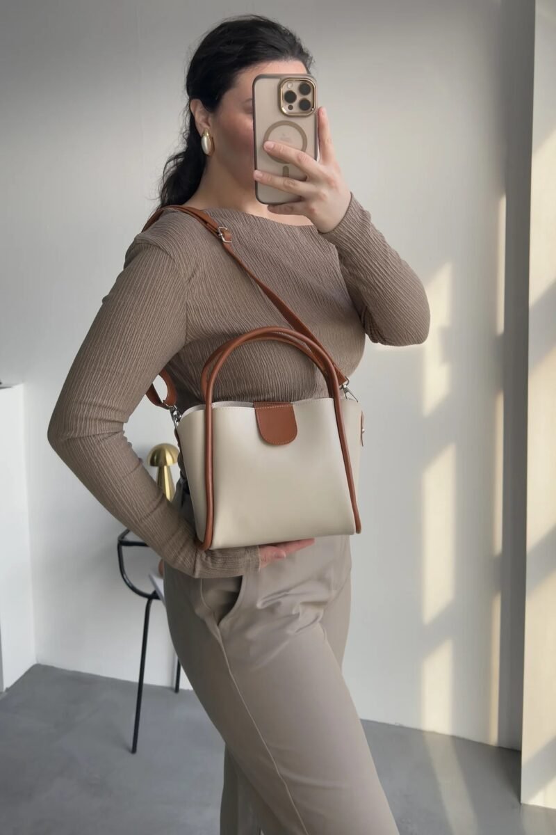 Beca Beige & Havane + Purse